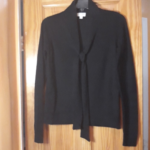 Maison Jules Long Sleeve Black Top - Picture 6 of 11